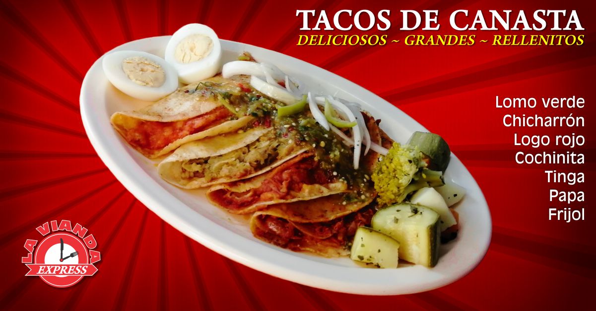 Tacos de Canasta de La Vianda Express