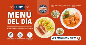 Comida Casera en Morelia para el 6 de mayo de 2026 con fajitas de pollo en crema de morrón y pastel de carne de res en La Vianda Cocina Moreliana