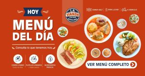 Comida Casera en Morelia para el 9 de mayo de 2026 con pastel de carne de res, chile poblano relleno de queso y filete de tilapia empanizado en La Vianda Cocina Moreliana