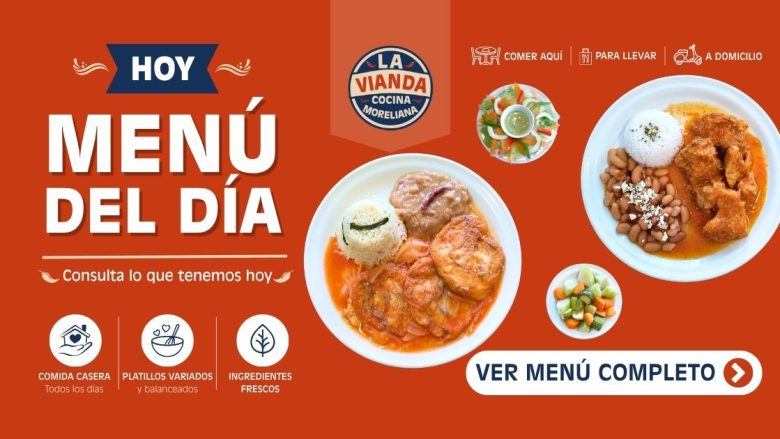 Comida Casera en Morelia para el 5 de mayo de 2026 con tortitas de deshebrada de res y carne de cerdo con morisqueta en La Vianda Cocina Moreliana